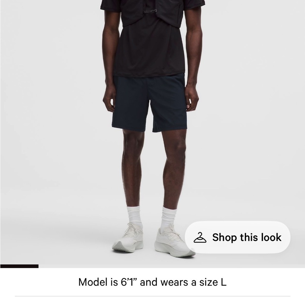 lululemon athletica Men's navy Athletic Shorts